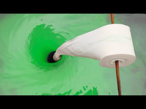 Experiment Whirlpool And Toilet paper p2 #72