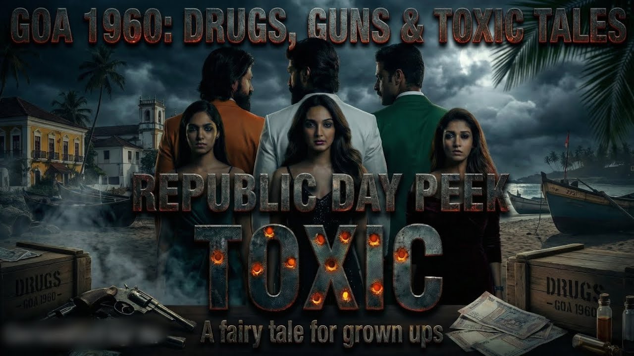 TOXIC – A Fairy Tale for Grown-Ups | Yash Inspired Dark Crime Teaser | Tovino thomos