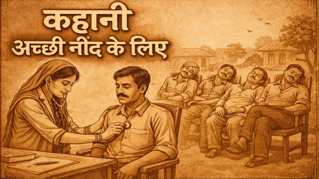 दिन की थकान और रात की नींद | कहानी अच्छी नींद के लिए | hindi kahani Bedtime story