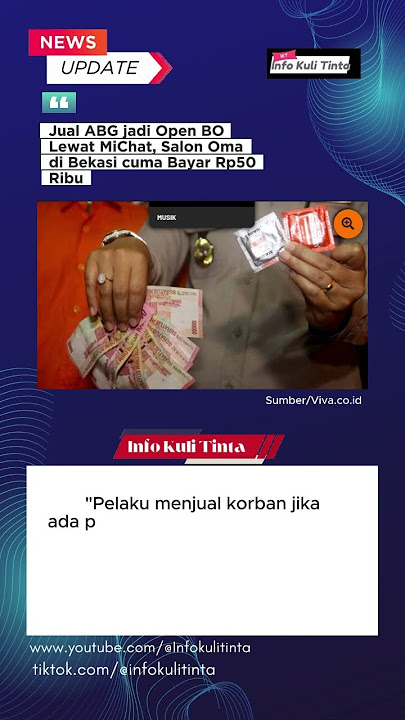 Jual ABG jadi Open BO Lewat MiChat, Salon Oma di Bekasi cuma Bayar Rp50 RibuIKT5