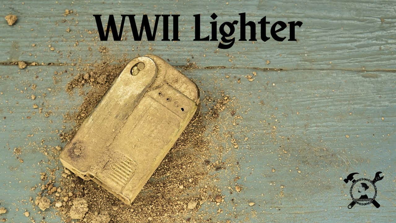 WW2 Rare Lighter Restoration After 80 Years in the ground