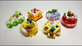 🍰Cake & Dessert Mini Blocks ASMR | Relaxing Assembly