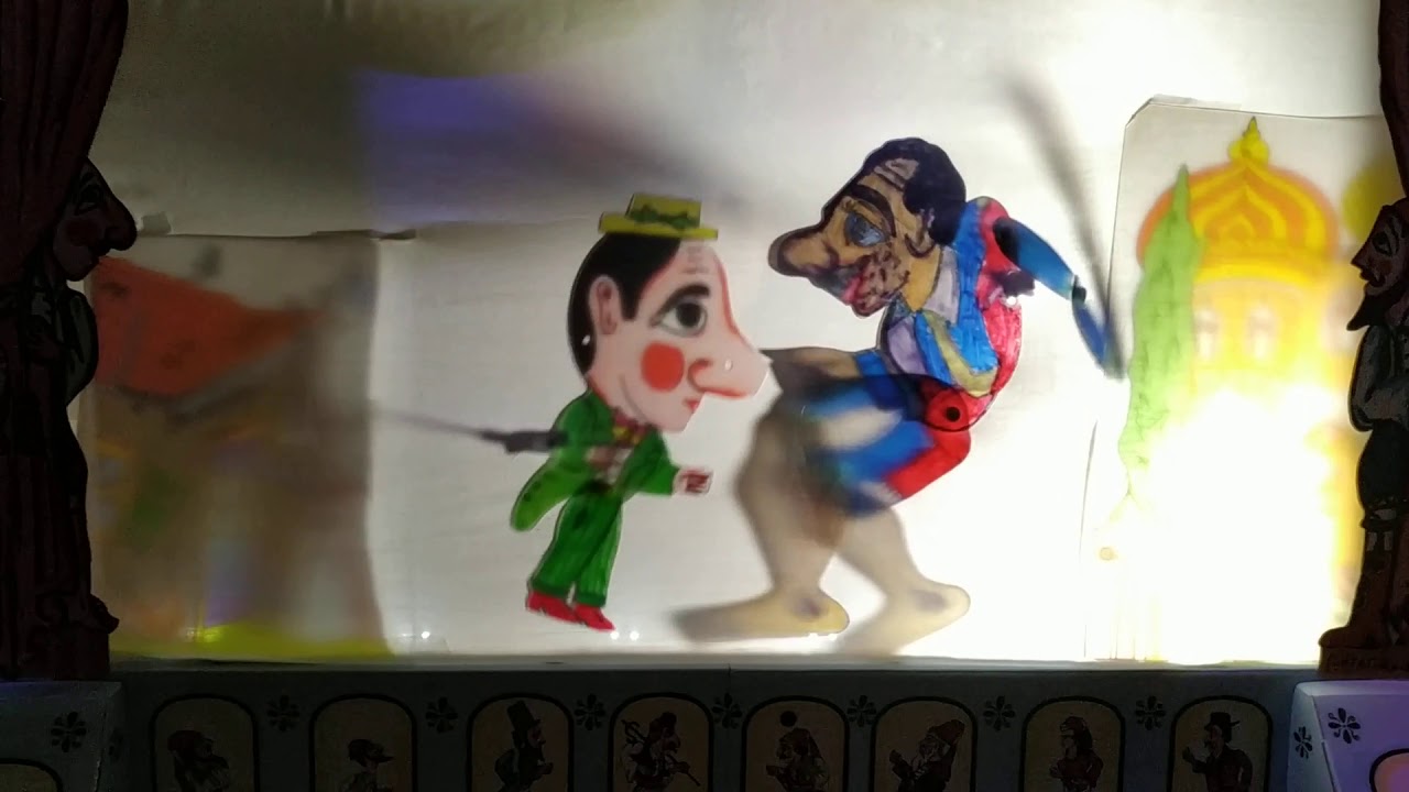 Ο Καραγκιόζης αστροναύτης.  Του Ραφαήλ