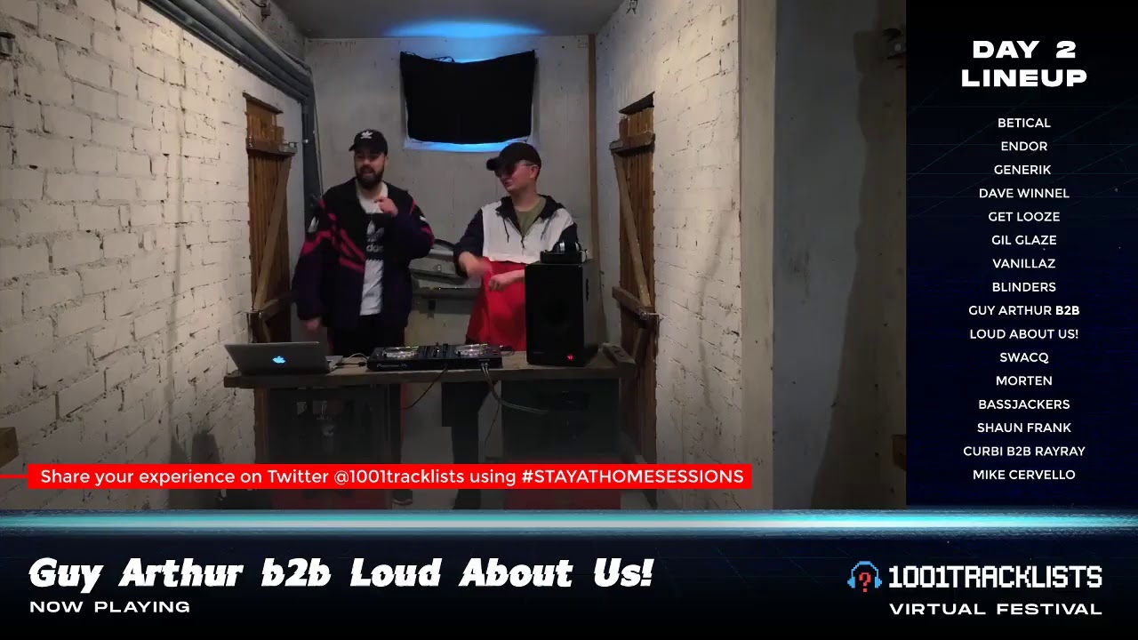 Guy Arthur b2b Loud About Us! - 1001Tracklists Virtual Festival