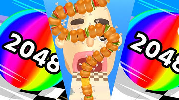 Ball Run 2048 Vs Sandwich Runner | All Level Gameplay Walkthrough Android.iOS New Update! P9