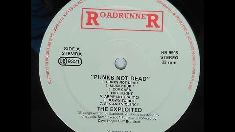 The Exploited – Punks Not Dead a6) Blown To Bits