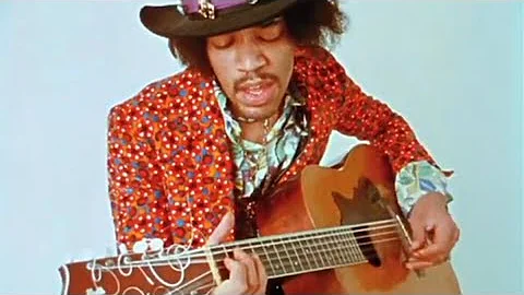 Jimi Hendrix On An Acoustic Guitar (only known 2 v...
