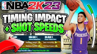 NBA 2K23 Best Jumpshot Tips for Jumpshot Creator : Timing Impact + Shot Speed