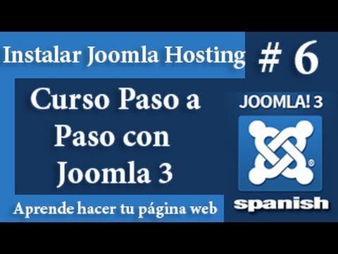 Instalación de Joomla en un Hosting 2da Parte