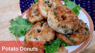 Easy Donuts Recipe ||Potato Donuts ||Aloo Doughnuts Recipe ||Potato Donuts Recipe English Subtitles screenshot 4