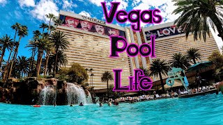 The Mirage Las Vegas Pool Complete Tour / Best Pool in Vegas?  Las Vegas 2021