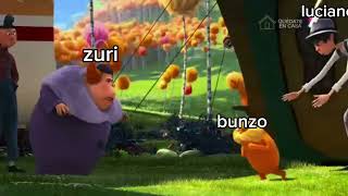 bunzo cuando conoció a zuri