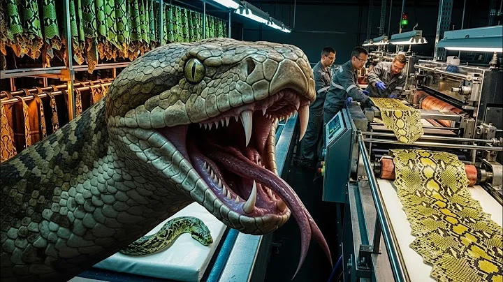 Inside the Snake-Leather Factory: From Snake Skin to Luxury Jacket (Full Process)   