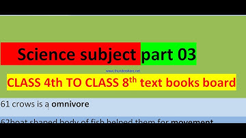 PST JEST GENERAL SCIENCE PART 3 CLASS 4 TO CLASS 8 MCQS SINDH TEXT BOARD BOOK MOST IMPORTANT