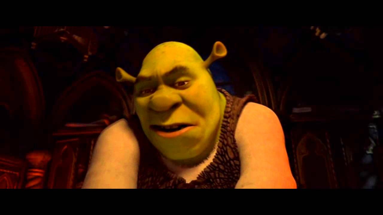 Начни шрек. Shrek Forever after 2010 screencaps. Грустный Шрек. Обиженный Шрек.