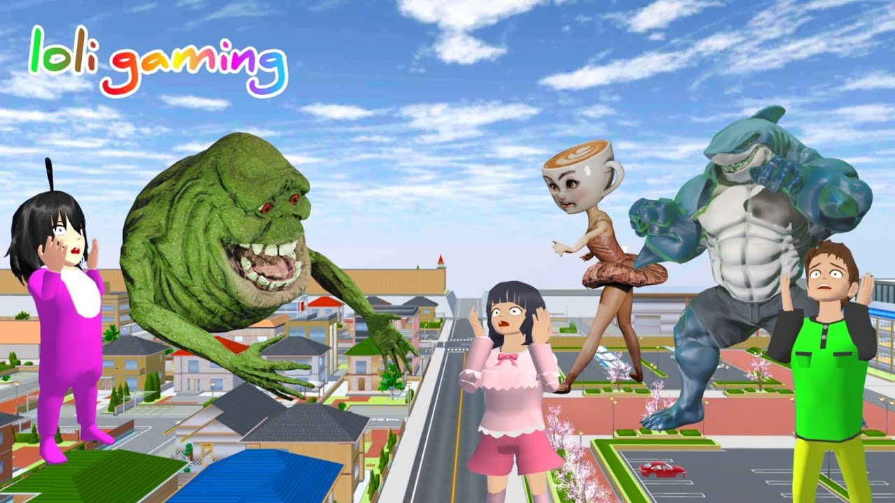 TRALALELO TRALALA LEVEL 1000 dan BALLERINA CAPPUCINA melawan MONSTER SLIMER RAKSASA😱😱😱😨😨