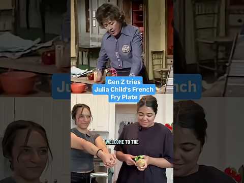 GOOD NEWS: They didn't need the fire extinguisher! #JuliaChild #GenZ #fries #July4th #shorts