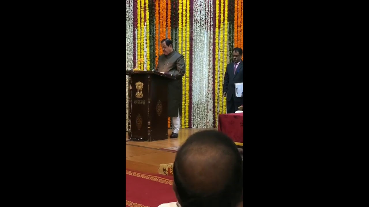 Pro-Term Speaker of Telangana State Assembly Janab Mumtaz Ahmed Khan Sahab take Oath.