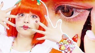 Haruka's EASY HALLOWEEN STRAWBERRY Makeup【Eng Sub】|Haruka Kurebayashi