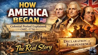 How America Began 🇺🇸 | The Colonial Period Explained (1607–1776) Real History | Dream History 