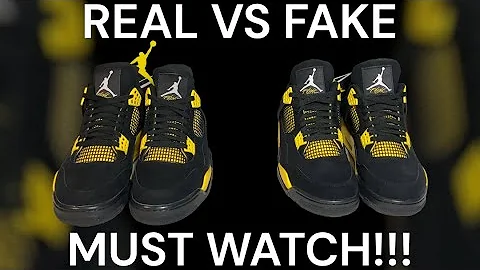 5 WAYS TO LEGIT CHECK JORDAN 4 THUNDER (REAL VS FAKE)