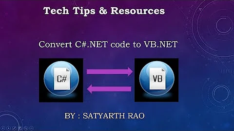 Convert C# to VB OR VB to C#