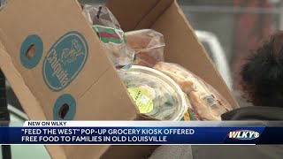 'Feed the West' holds free pop-up grocery kiosk for Old Louisville families