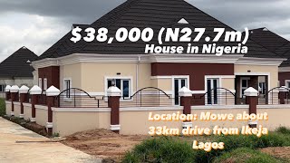 Is it still possible to own a beautiful home near Lagos Nigeria for less than $38k in 2023?