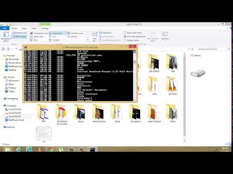 How to hide the folder through attrib command in cmd