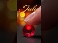 July Ruby Crystal Fire ASMR ❤️ #asmr #birthstone