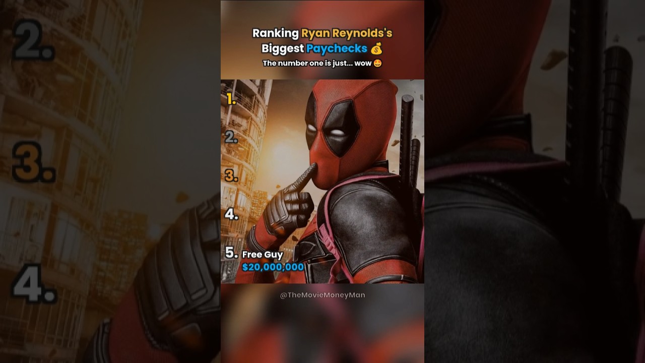 Ranking Ryan Reynolds's Biggest Paychecks 💰 