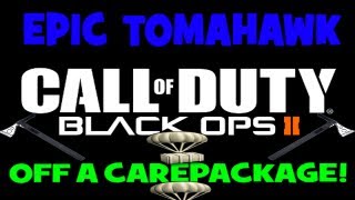 Black Ops 2 l Tomahawk Off A Carepackage Win!