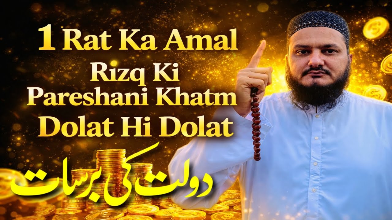 Dua For Rizg And Success | 1 Raat Ka Powerful Amal | Rizq Ki Pareshani Khatam