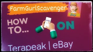 HOW TO ACCESS TERAPEAK  ON YOUR MOBILE APP FOR EBAY RESEARCH screenshot 4