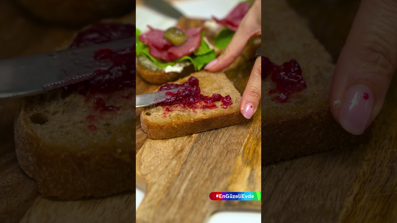 Ekmek Üstü 3 Nefis Tarif✨ Rozbifli, Reçelli Peynirli ve Somonlu!????