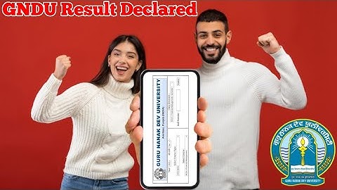 Gndu Result Declared || Gndu MBA Financial Management Result || Gndu Odd Semester Exams Result