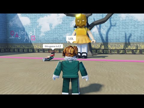 ROBLOX Squid Game FUNNY MOMENTS (BALD MAN)