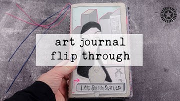 Another Art Journal Flip Through | Art Journal TV
