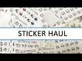 Planner Sticker Haul #56 (character stickers, foil, new planner!)
