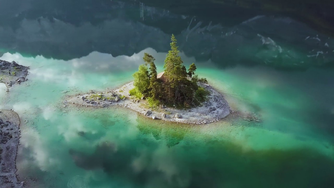 Über dem Eibsee (DJI Mavic Pro)