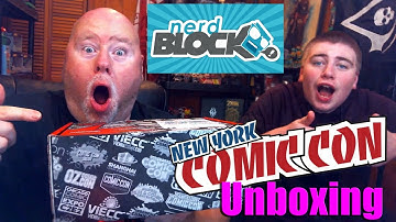 New York Comic Con Nerd Block 2016 Unboxing #NYCC #NerdBlock
