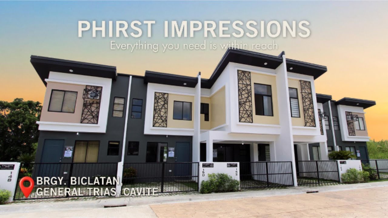 Calista House Model – Townhouse for Sale in General Trias Cavite