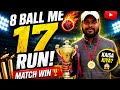 Clutch Knock 🔥 17 Runs in 8 Balls | Game Changer Moment #cricket #cricketreels #cricketshorts 