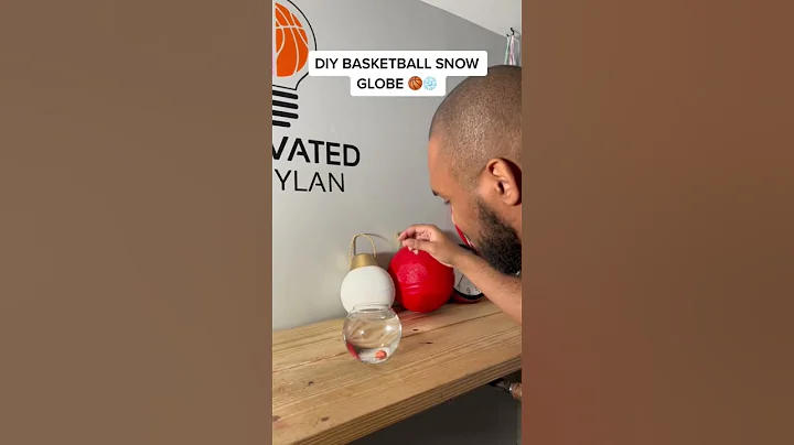 DIY Basketball Snow Globe ❄️🏀 Motivated By Mylan