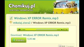 Windows XP Error Remix (Higher quality, not cut off)