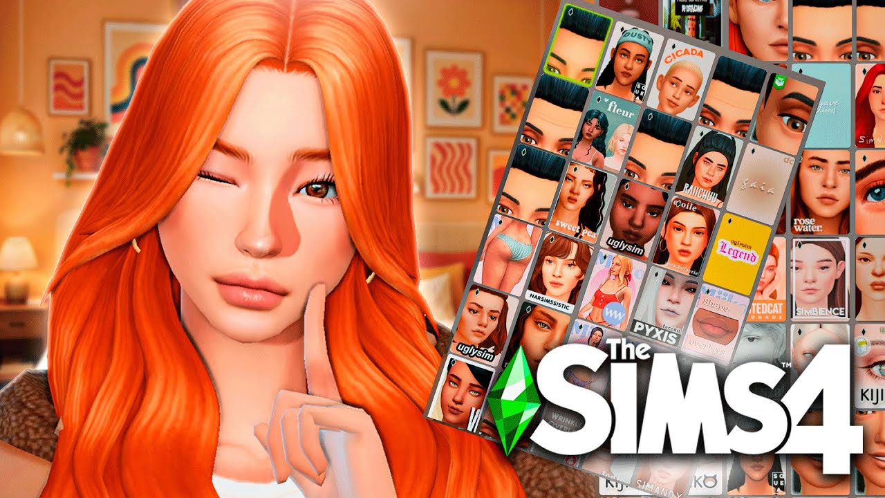 MEGA PACK DE SKINS E DETALHES DE PELE | The Sims 4 🧡​