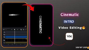 Cinematic Name Intro in VN Video Editor | Latest Editing Trick 🔥 2025