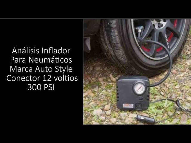 Inflador de neumaticos autostyle 300 psi - YouTube