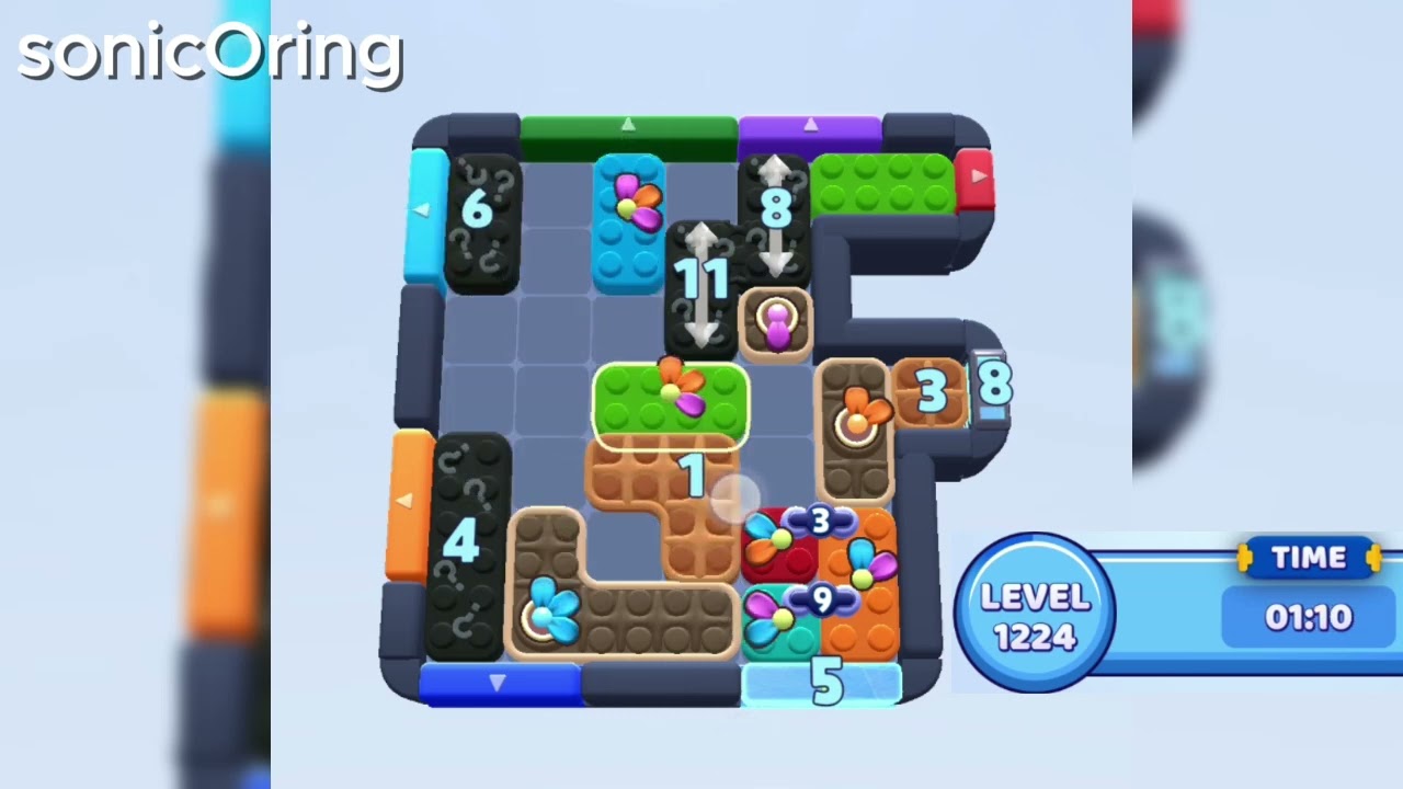 Color Block Jam Level 1224 - YouTube