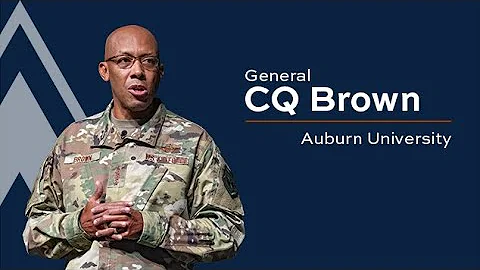 General CQ Brown at Auburn University